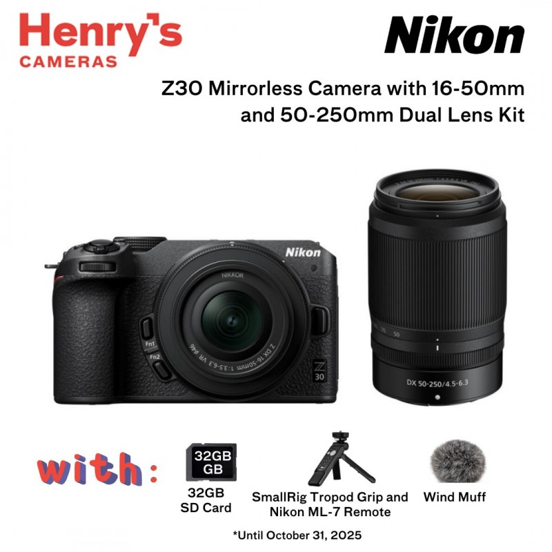 Nikon Z30 16-50セット Nikon Z30 Mirrorless Kit w/Z DX 16-50mm Lens And NIKKOR Z DX